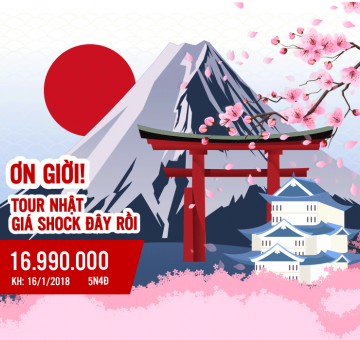 CHƯƠNG TRÌNH ĐẶC BIỆT TOKYO - PHÚ SĨ (AIR MACAU)